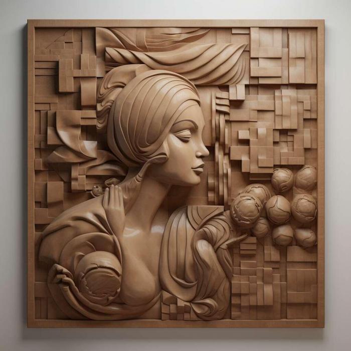 نموذج ثلاثي الأبعاد لآلة CNC 3D Art 